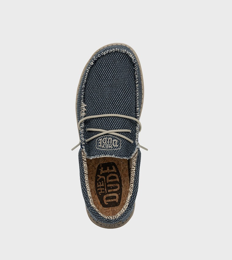 Hey Dude Wally Braided Slip-Ons Blue