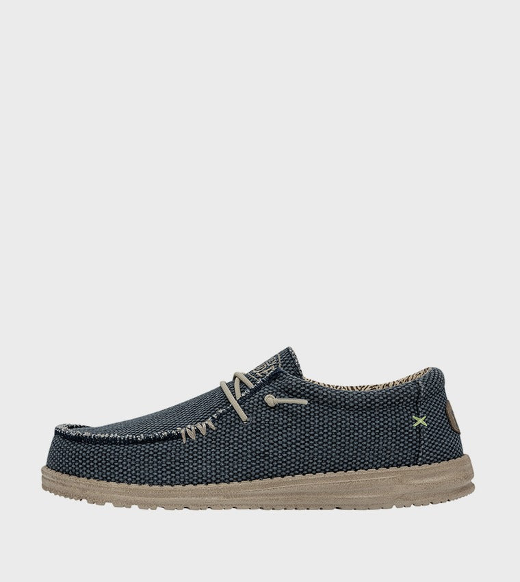 Hey Dude Wally Braided Slip-Ons Blue