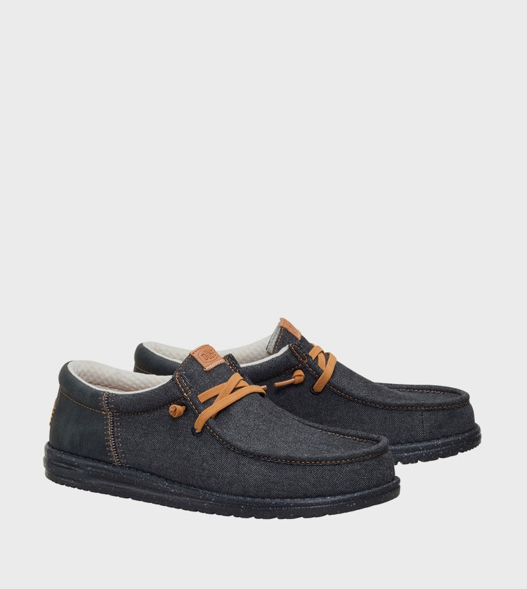 Hey Dude Wally Funk Denim Shoes