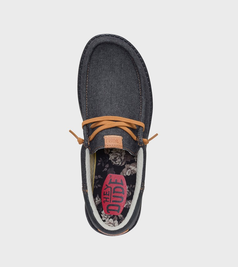 Hey Dude Wally Funk Denim Shoes