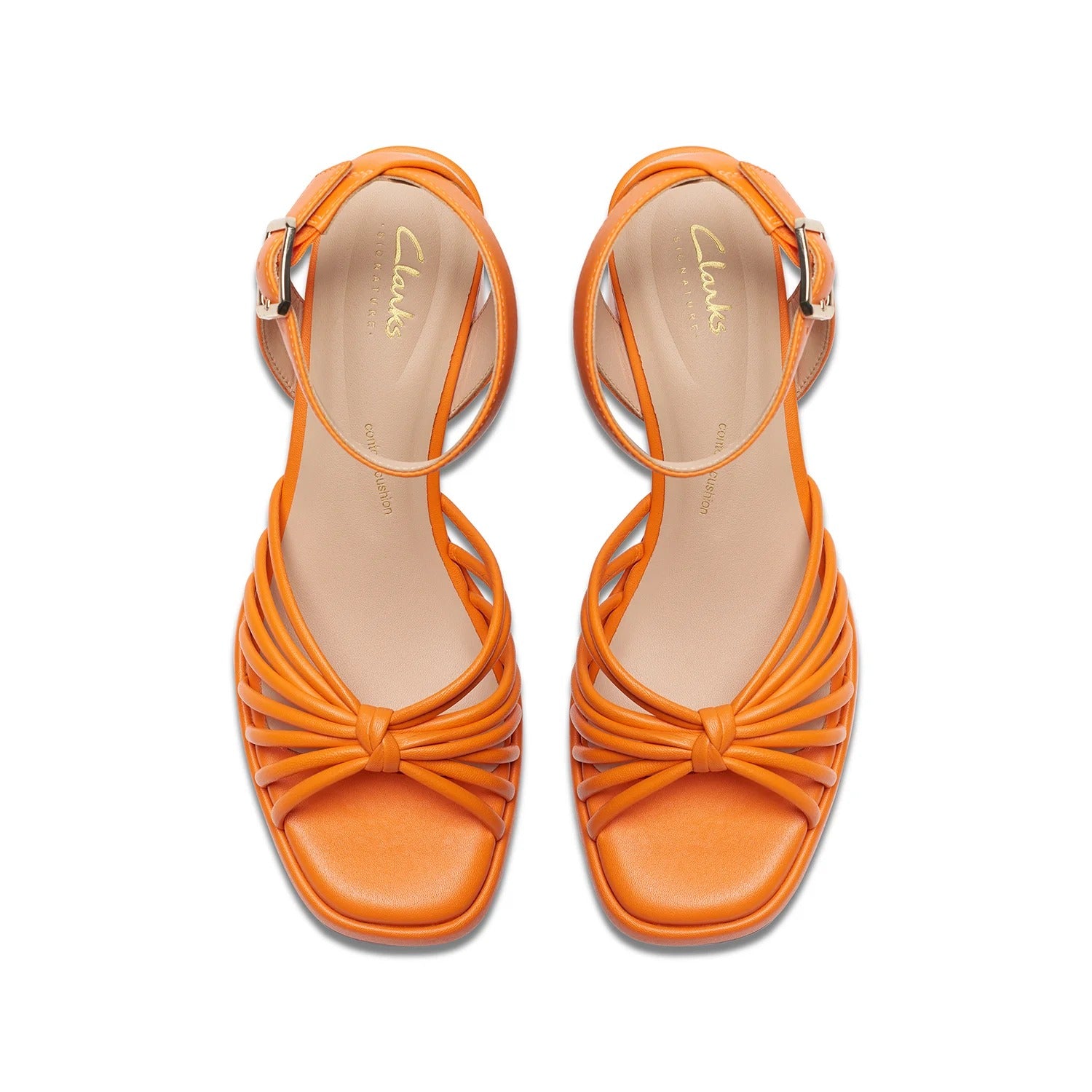 Women Ritzy75 Fay Heel Sandals Orange