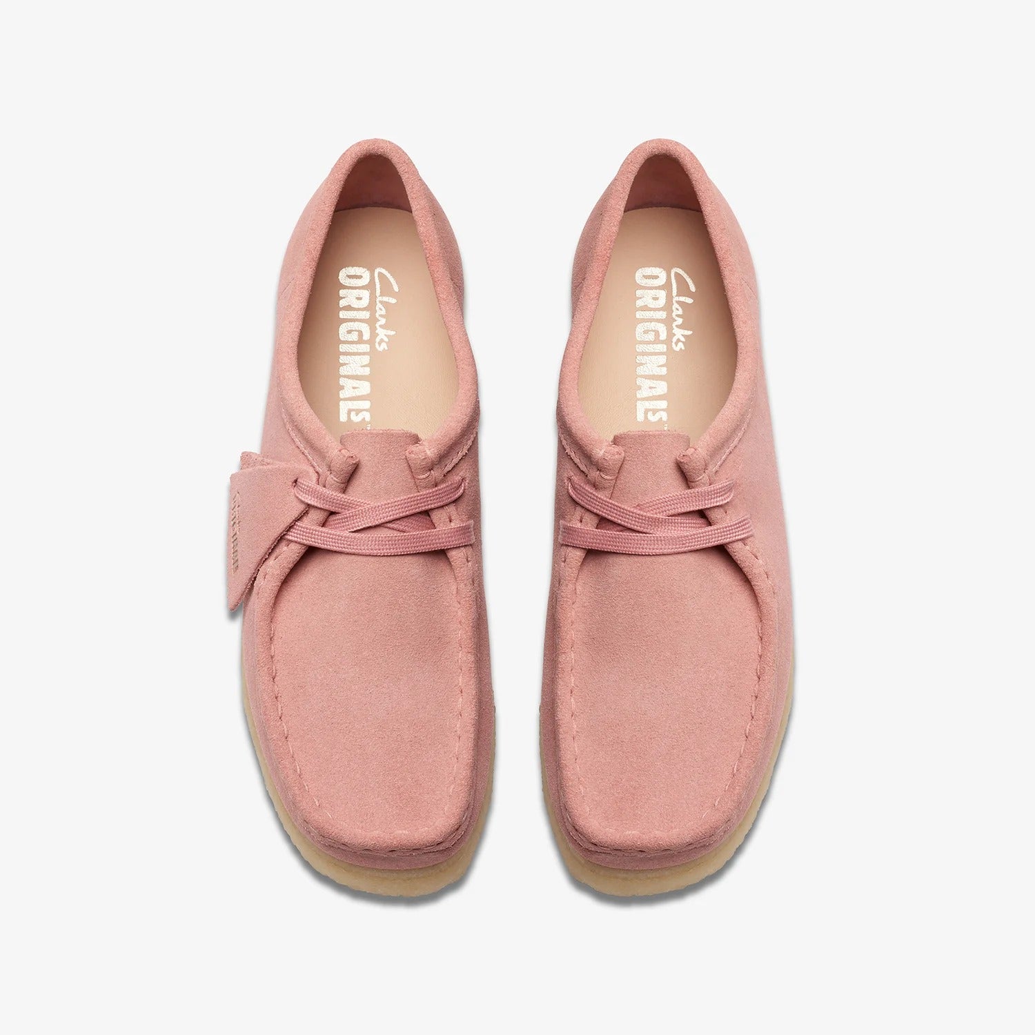 Womens Wallabee Flats Sneakers Pink