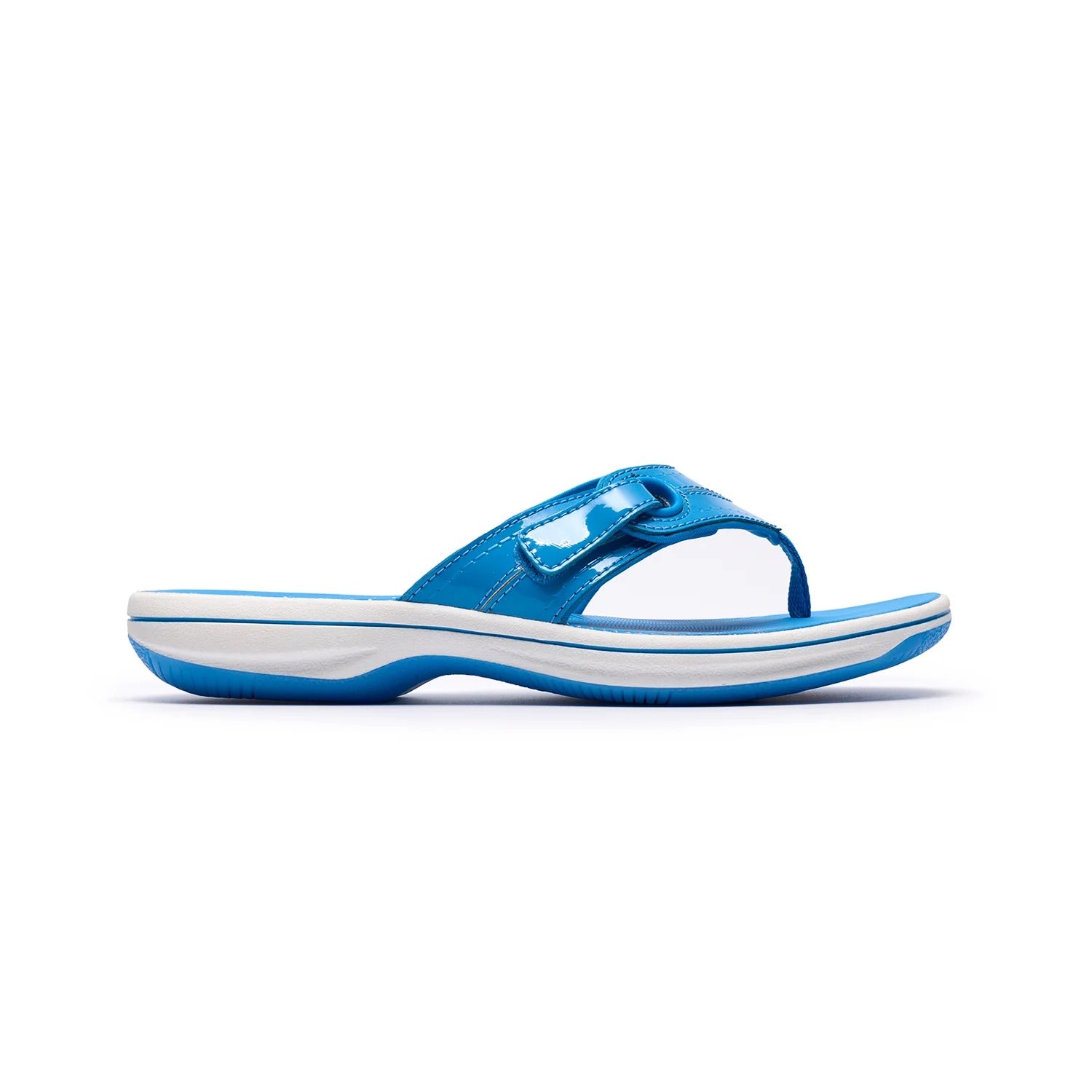 Clarks Brinkley Reyna Womens Flipflops Blue