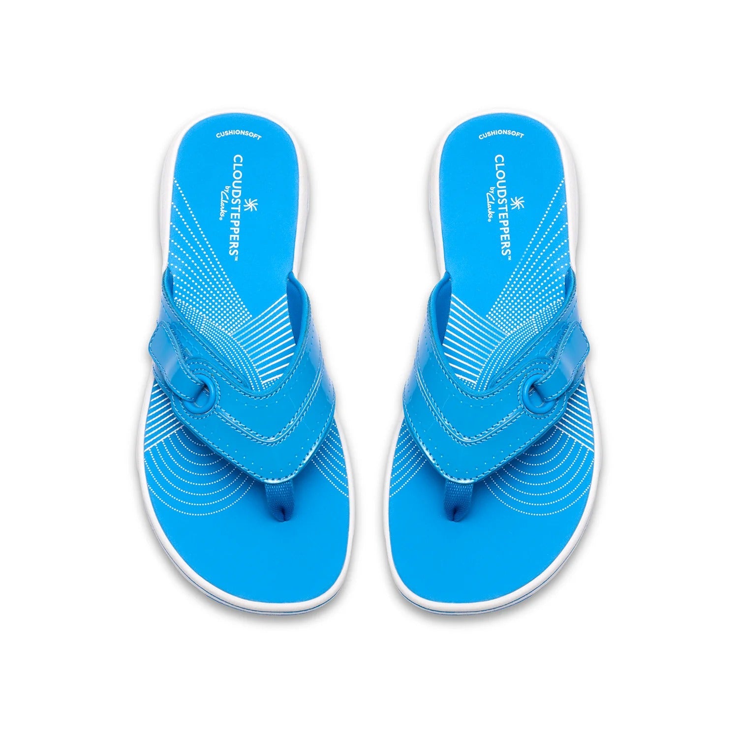 Clarks Brinkley Reyna Womens Flipflops Blue