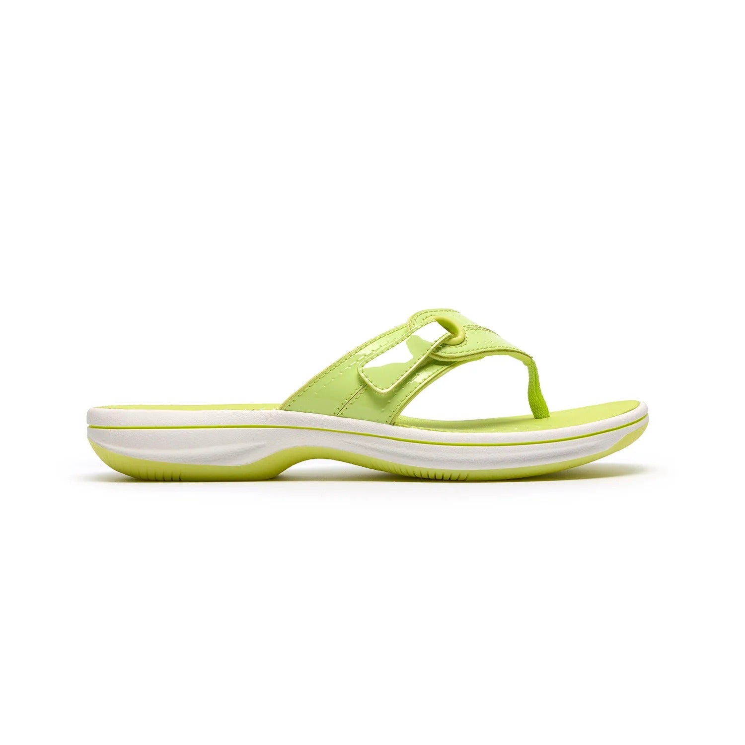 Clarks Brinkley Reyna Womens Flipflops Green