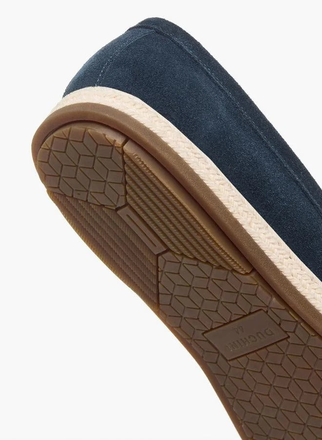 Duchini Espadrille Leather Loafer Men Blue