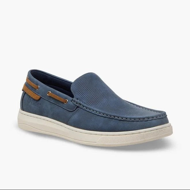 Lee Cooper Perforated slip-Ons Blue
