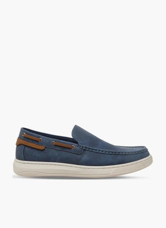 Lee Cooper Perforated slip-Ons Blue
