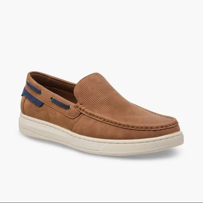 Lee Cooper Perforated slip-Ons Brown