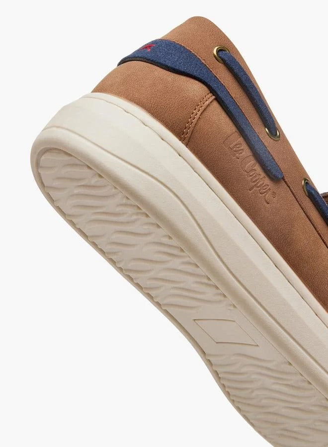 Lee Cooper Perforated slip-Ons Brown