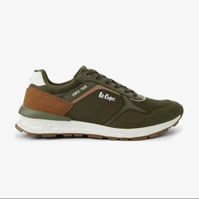 Lee Cooper Lace-up Sneakers Men Green