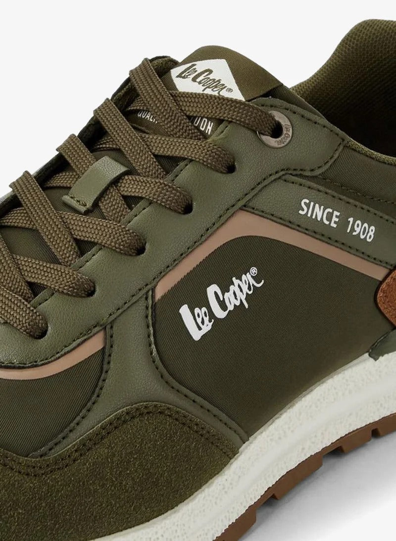 Lee Cooper Lace-up Sneakers Men Green