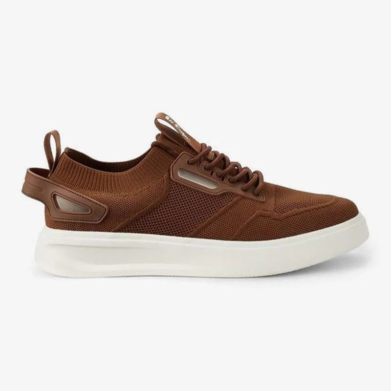 Lee Cooper Lace-Up Sneaker BRN/W Men