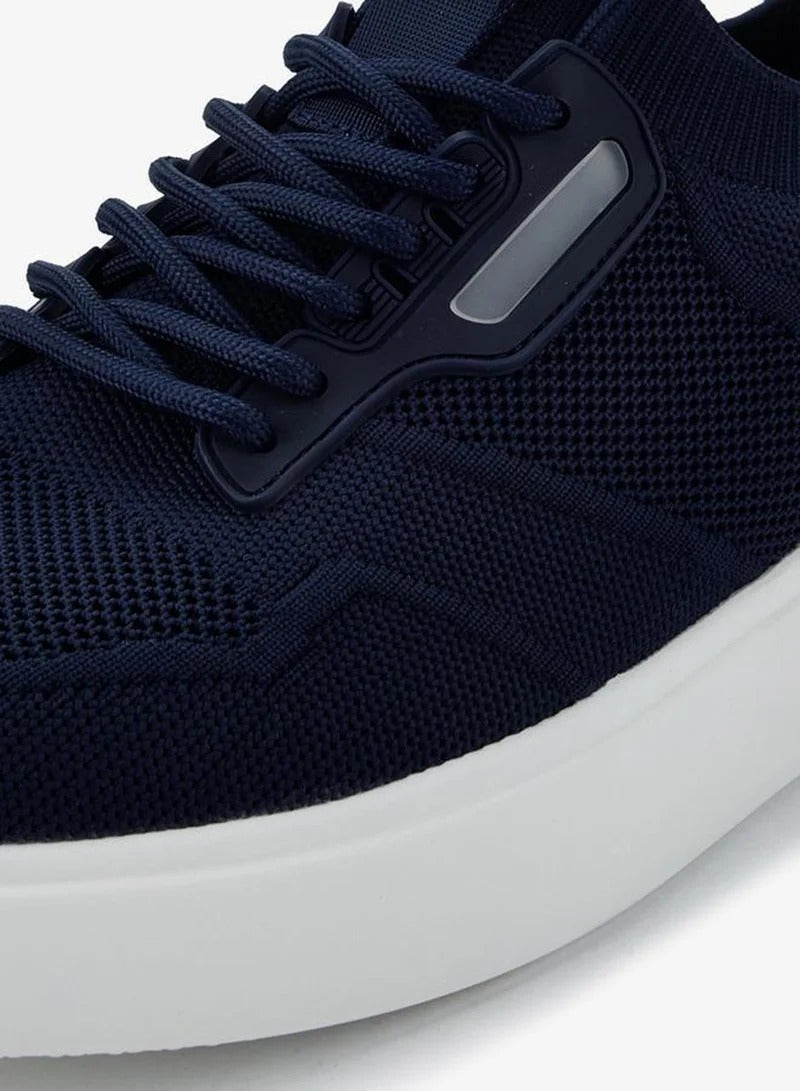 Lee Cooper Lace-Up Sneaker B/W Men