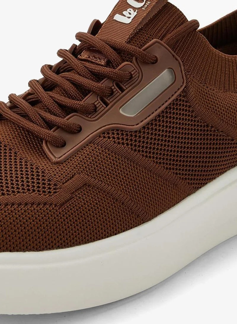 Lee Cooper Lace-Up Sneaker BRN/W Men