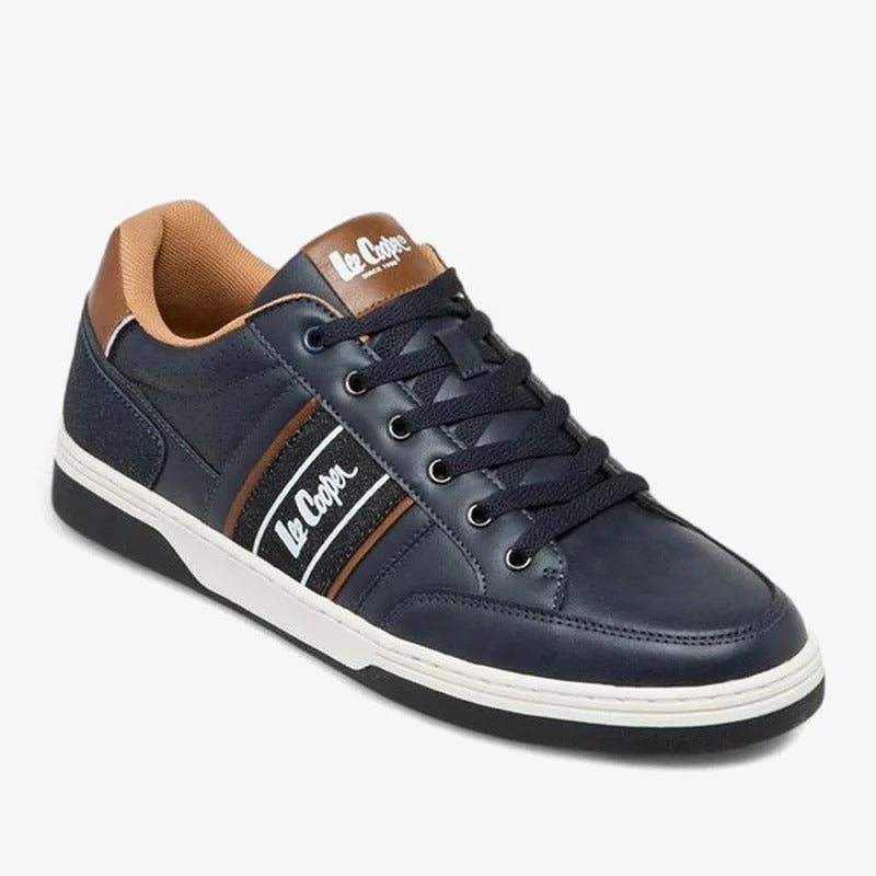 Lee Cooper Blue Lace-Up Sneaker Men
