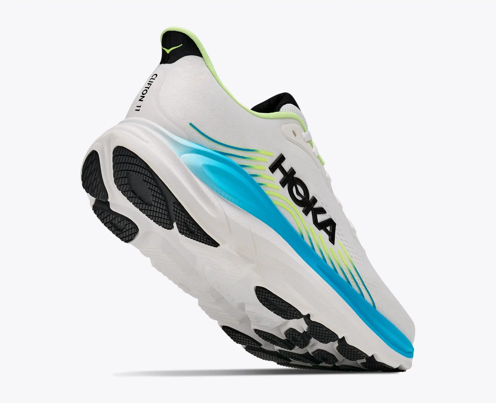 HOKA Clifton 11 frost / black
