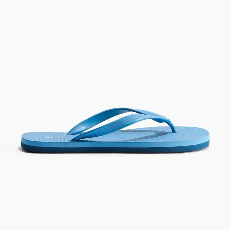  H&M Rubber Flip Flops Blue