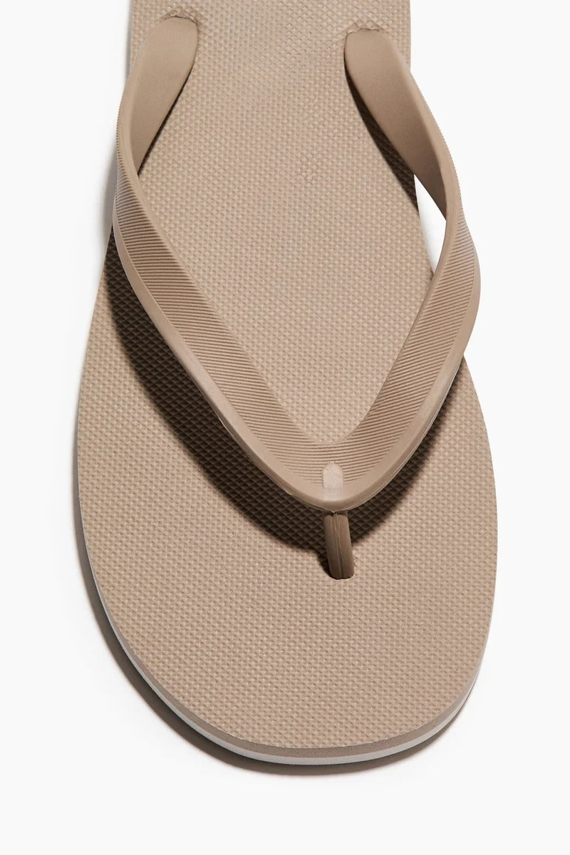 H&M Rubber Flip Flops Beige