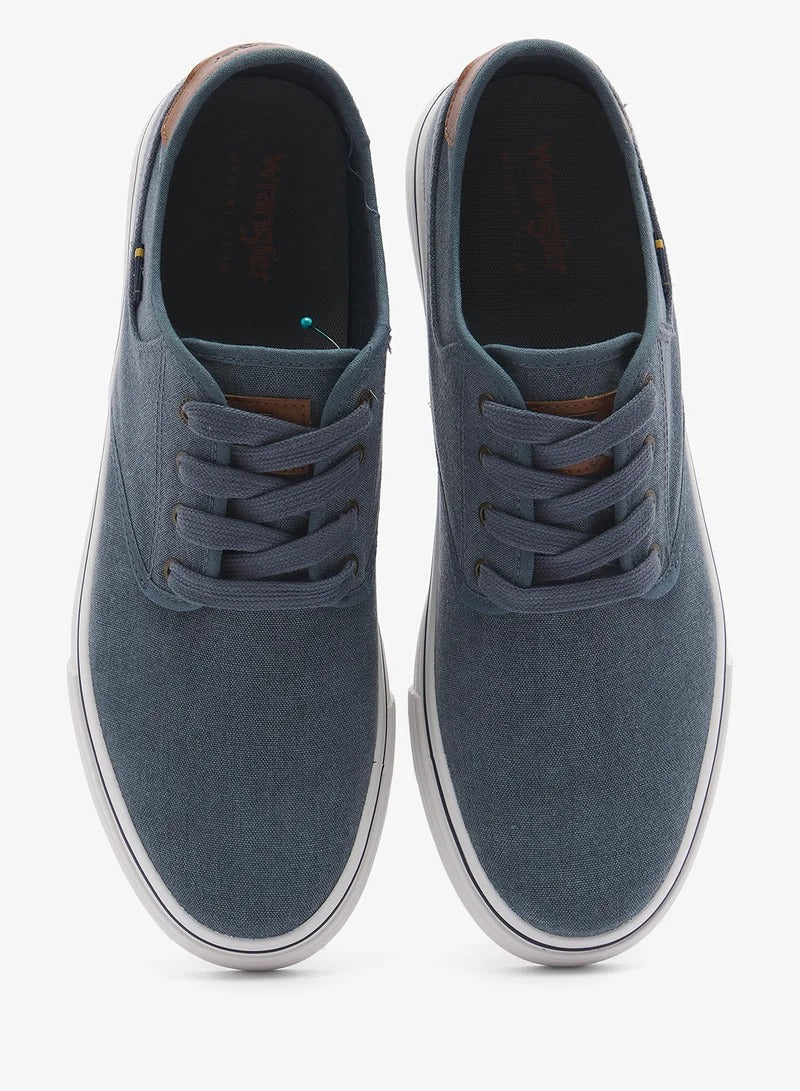 Wrangler Lace-Up Sneakers Men Navy