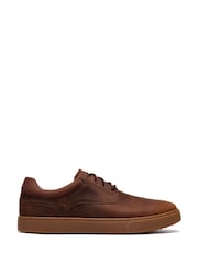 Clarks Men Casual LYDFORD LO Lace-Up Sneakers Brown Y36-415