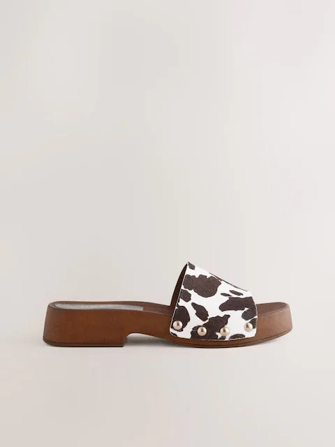 Next Studded Clog Mule Sandals