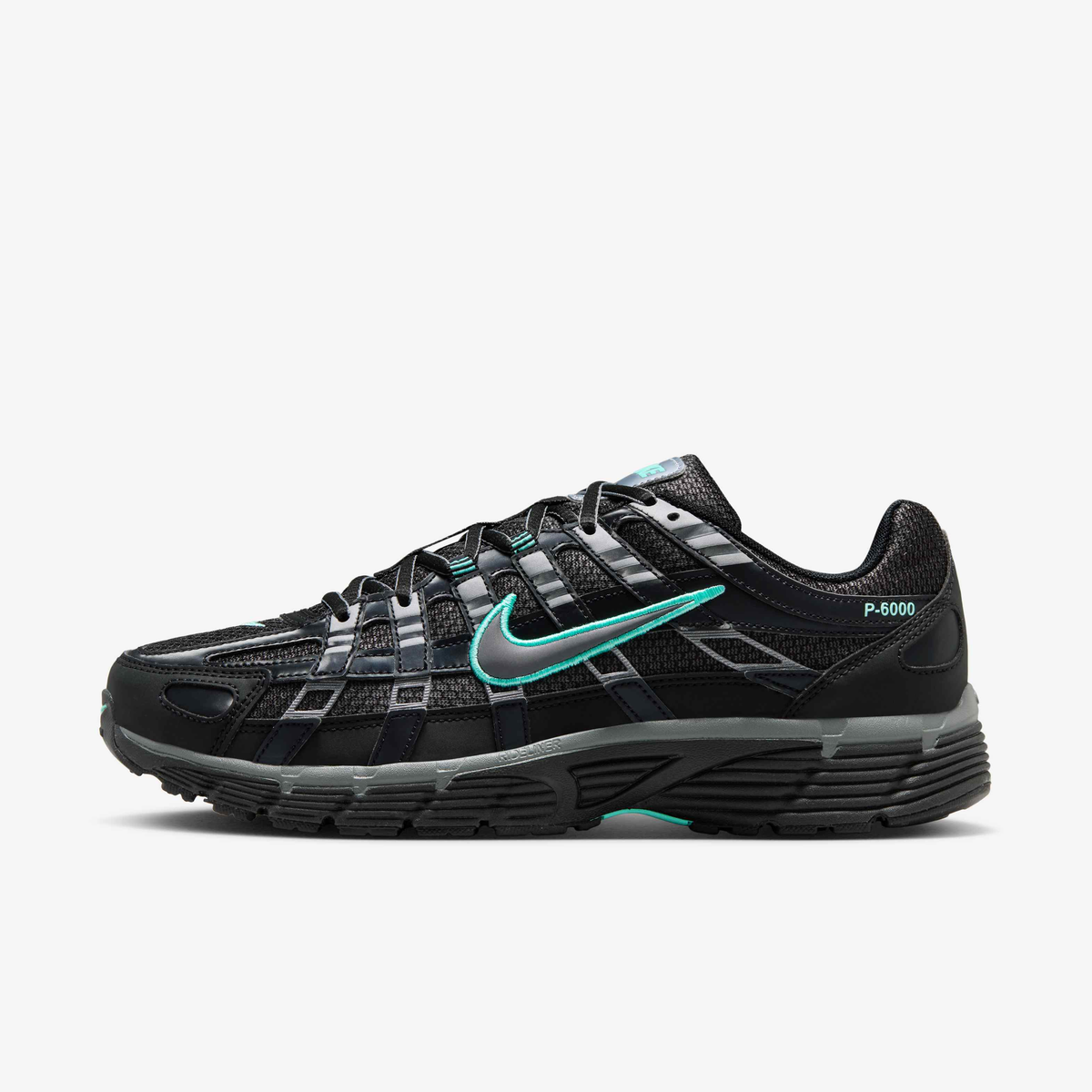 Nike P-6000 - Black/Hyper Turquoise/Cool Grey/Metallic Cool Grey