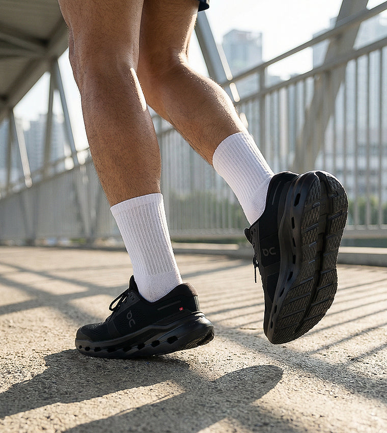 On Cloudrunner 3 Men's Running Shoes - Black