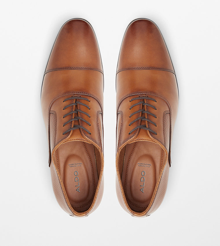Aldo ALBECK Solid Oxford Shoes Brown alt 5