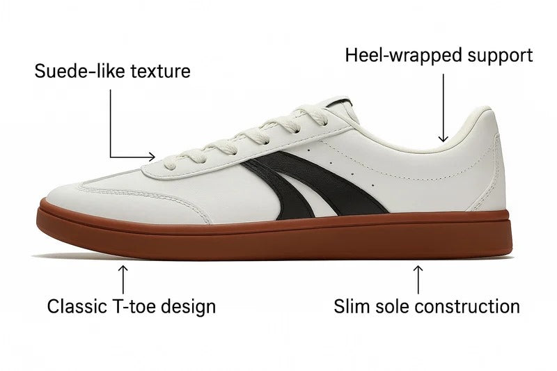 ANTA TT Berlin Classic German Trainer  Lightweight Soft Sole Sneakers