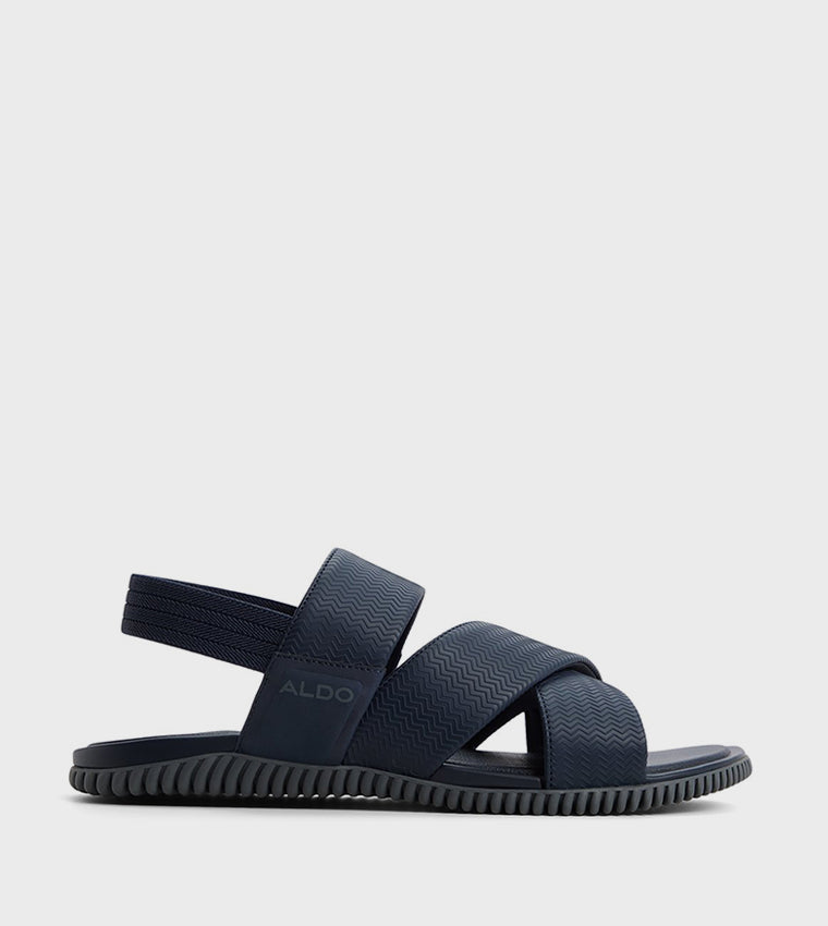 Aldo AUDRICK Criss-Cross Casual Sandals - Navy