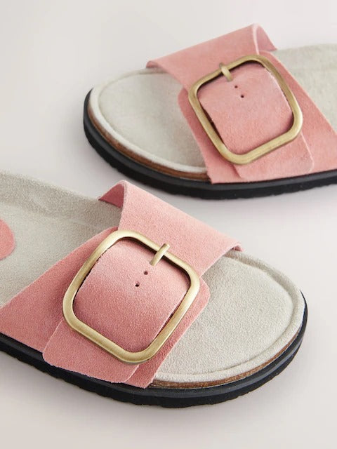 Next Footbed Sandals for Women-Pink