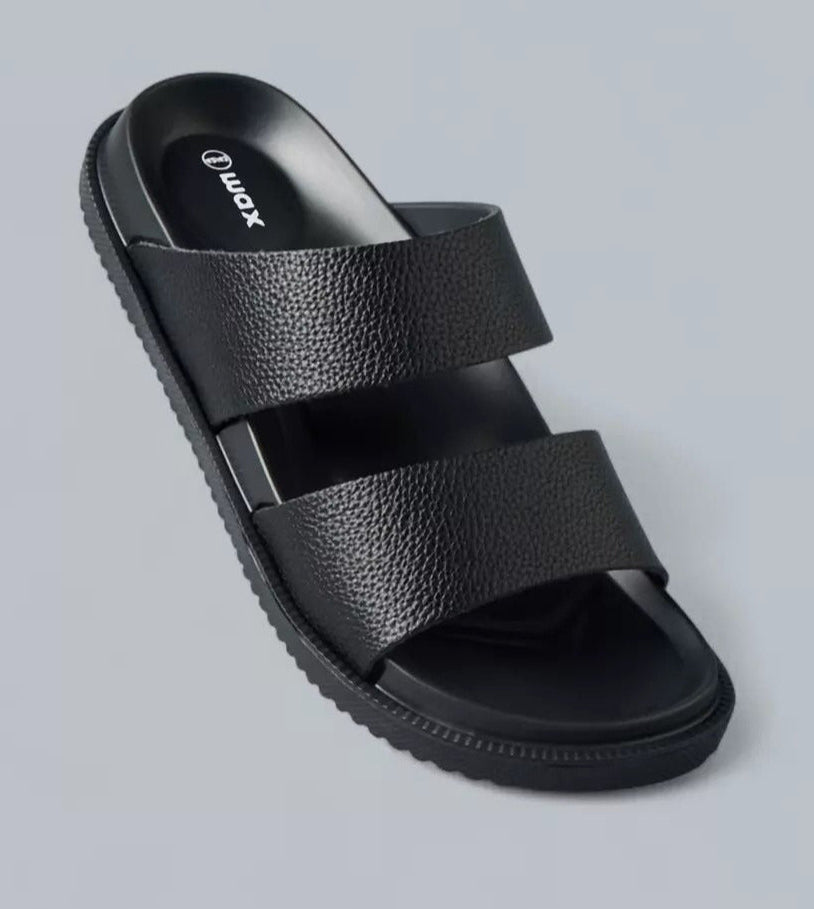 Max Double Strap Sandals Black