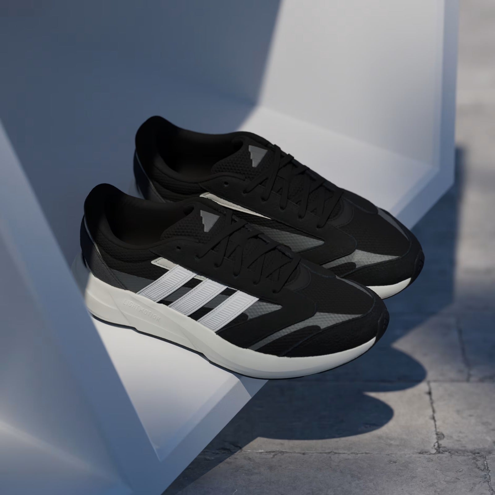 Adidas LightShift 2.0 Running Shoe Black&White