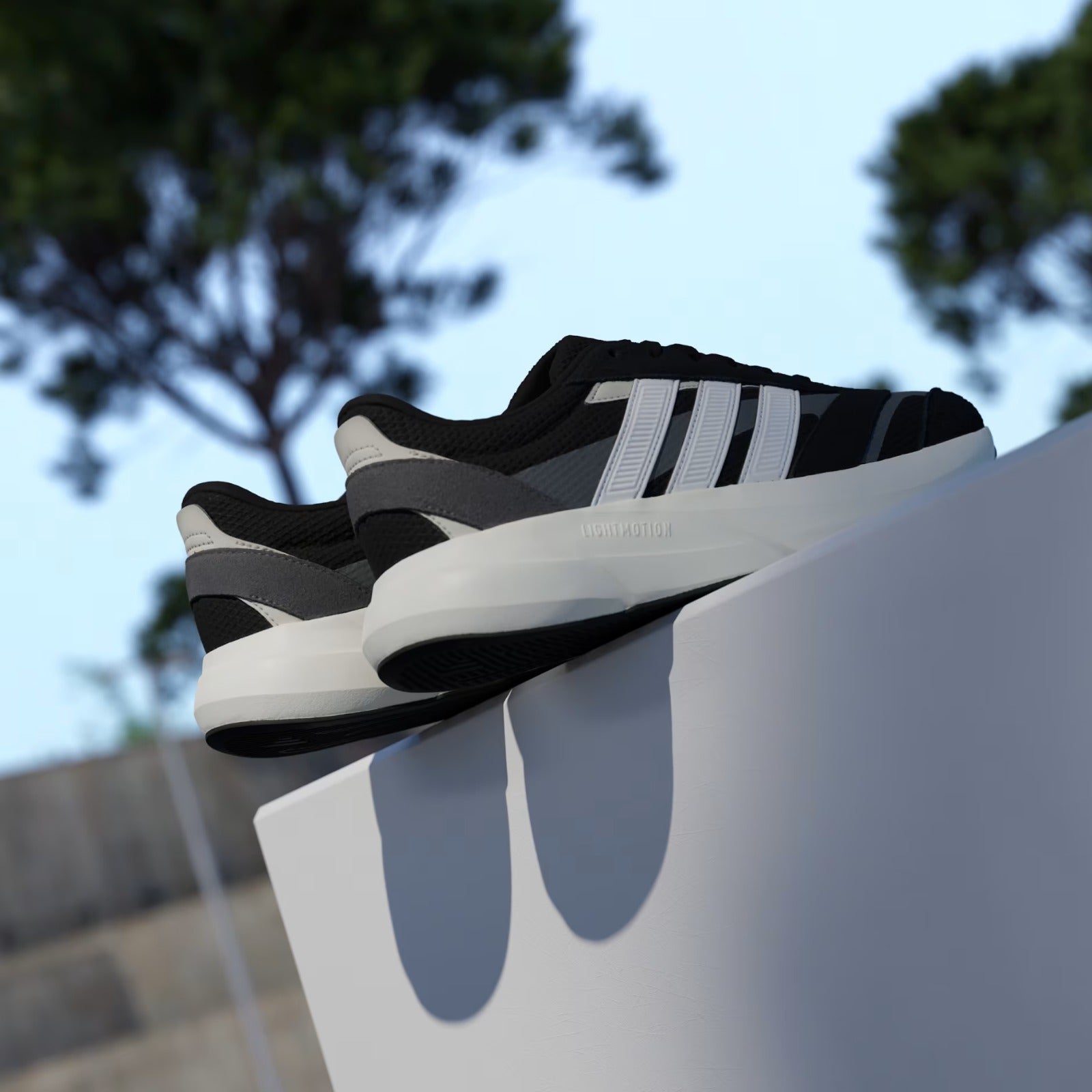 Adidas LightShift 2.0 Running Shoe Black&White
