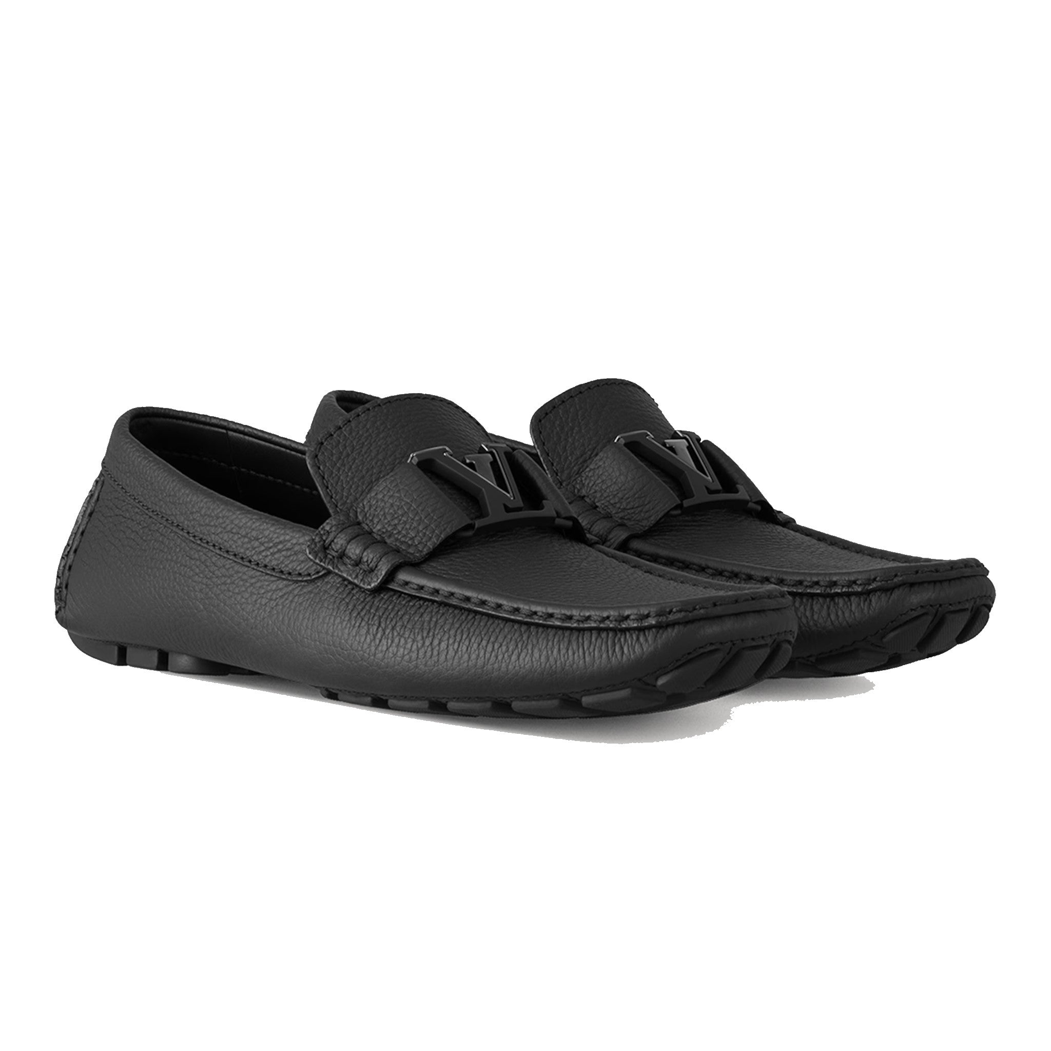 LV Monte Carlo Moccasin Black/Silver - Jango Mall