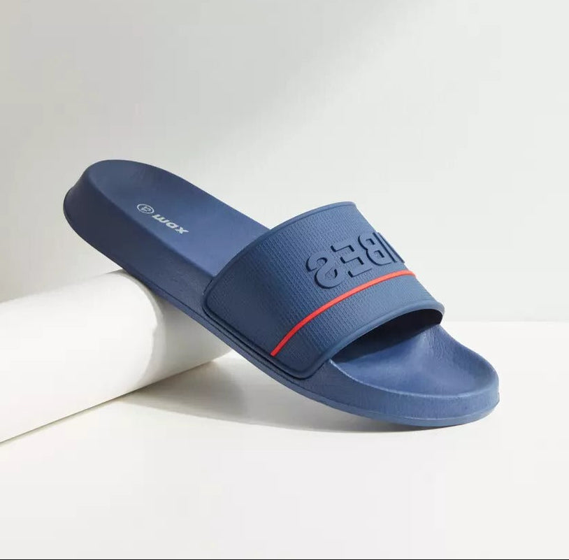 Typographic Detail Slides Blue