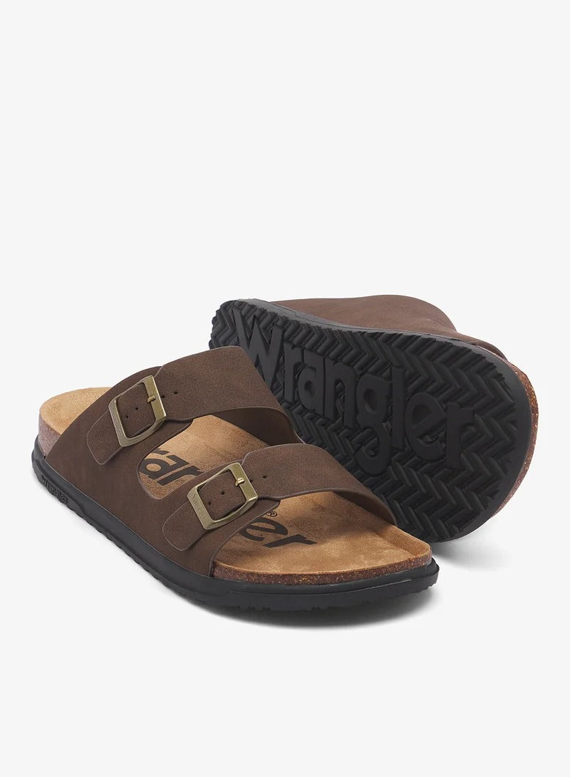Wrangler Belville Flat Sandals Brown