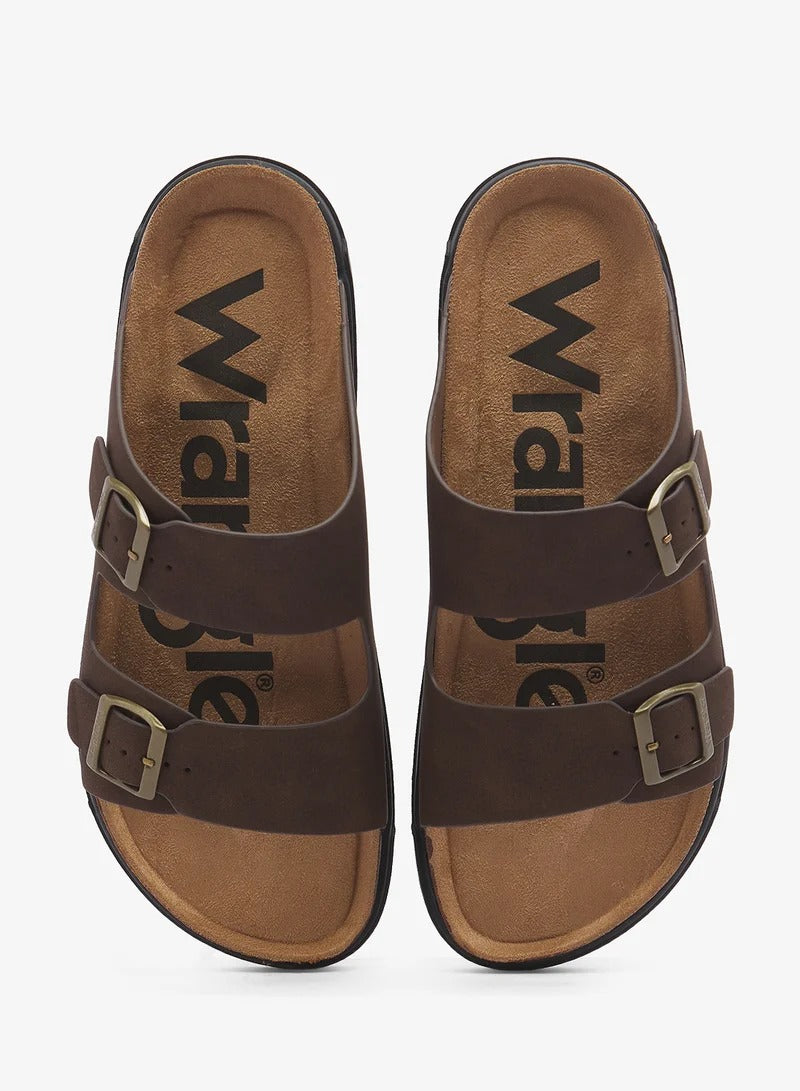 Wrangler Belville Flat Sandals Brown
