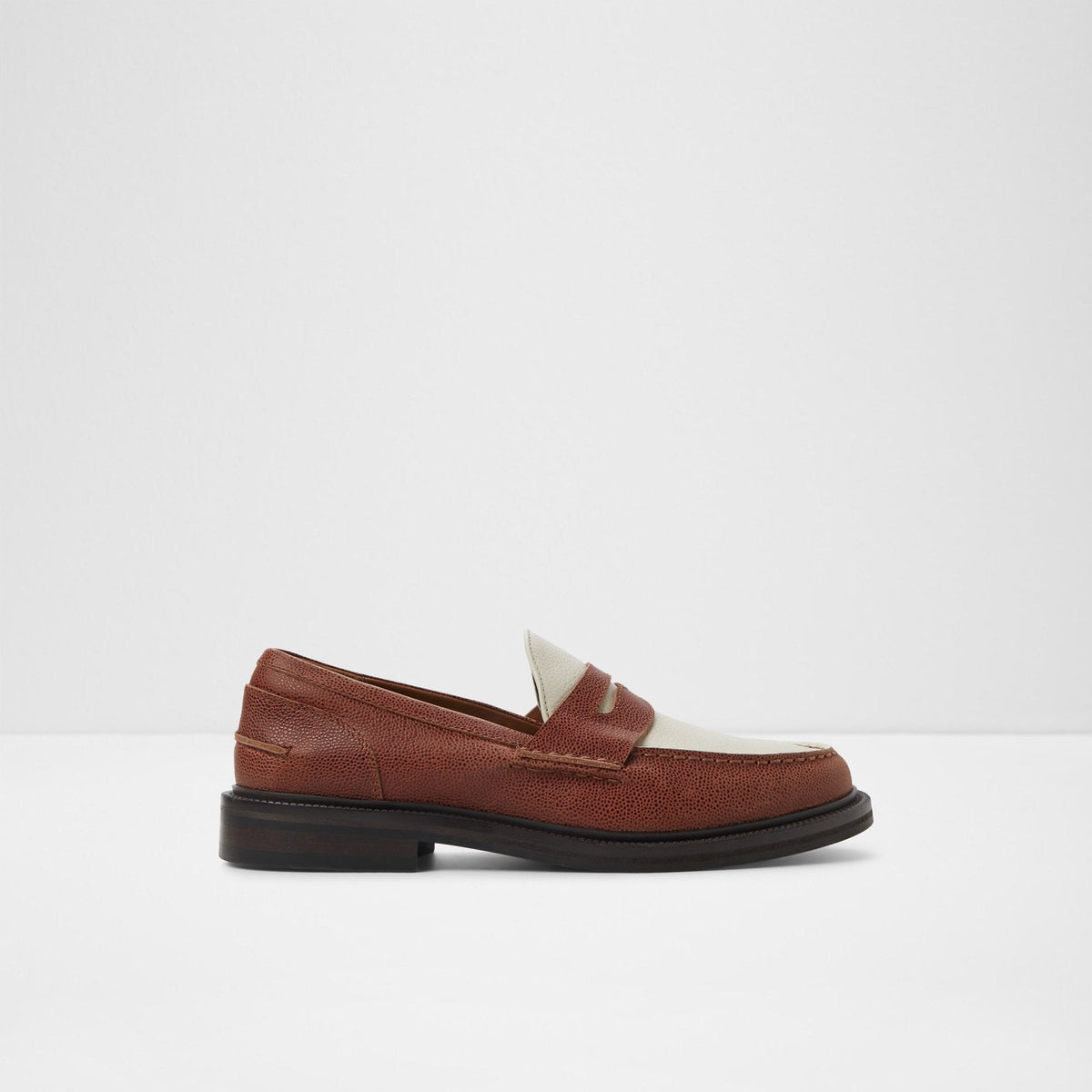 Aldo Buckley Loafers Dark Brown