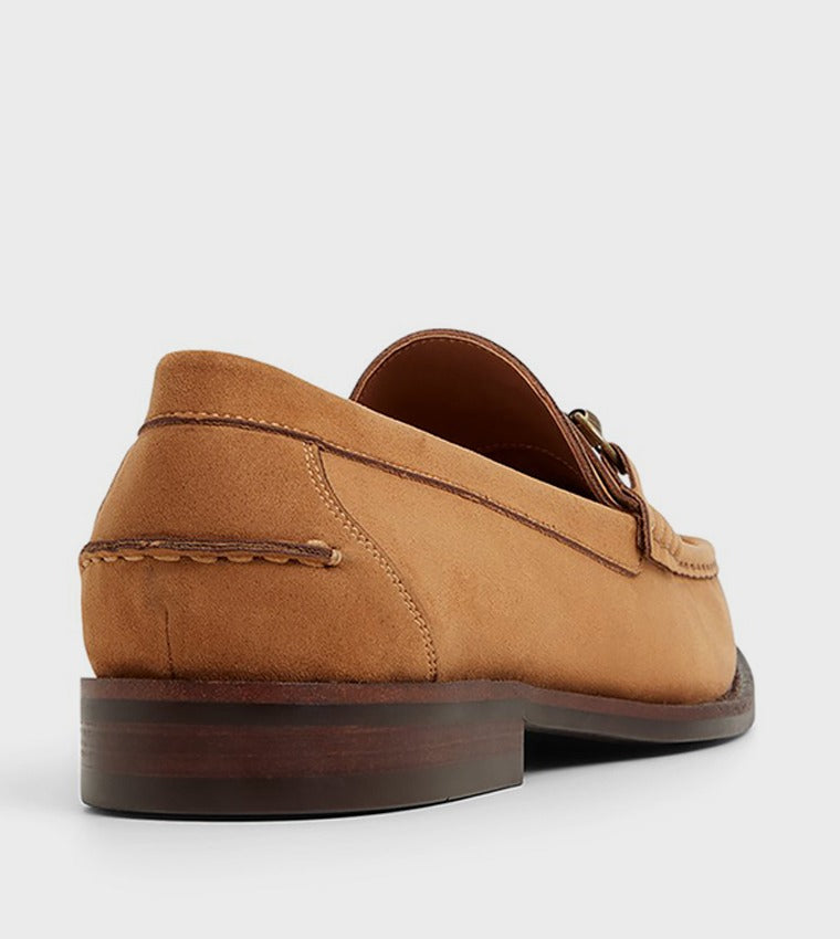Call it Spring Waterson Metal Buckle Loafer Brown
