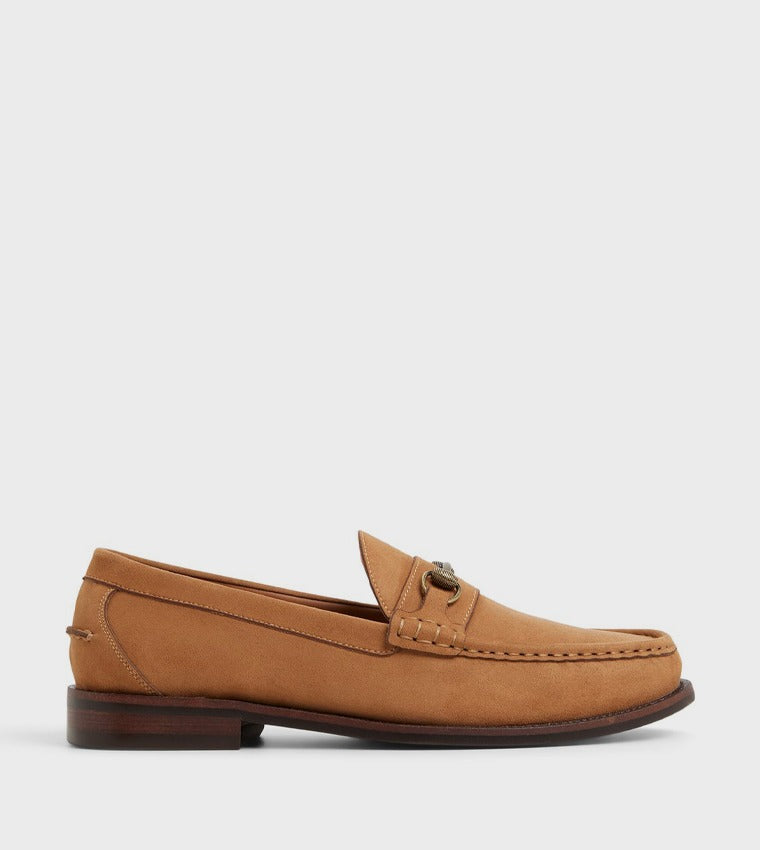 Call it Spring Waterson Metal Buckle Loafer Brown