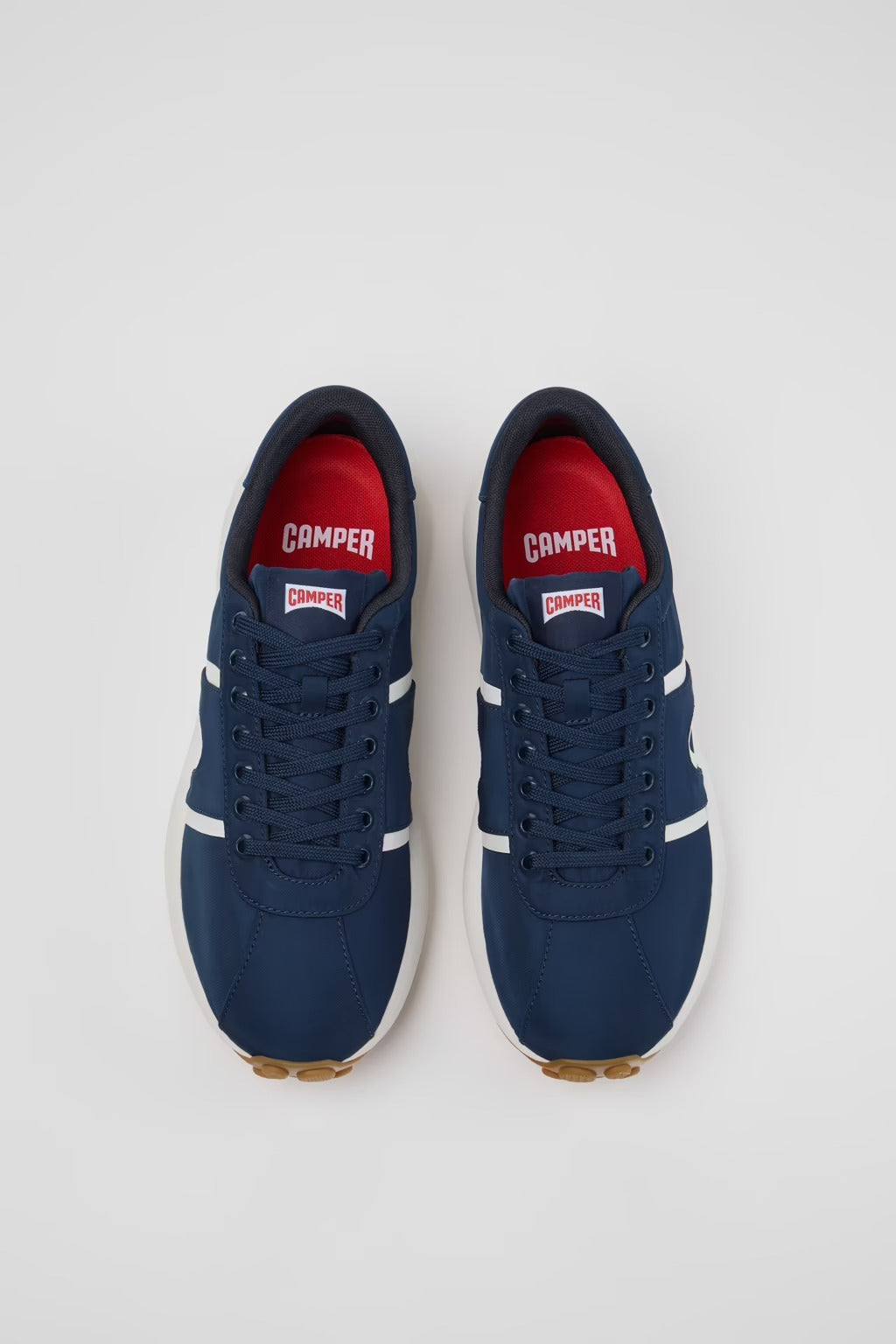 Camper Pelotas Athens Blue Textile Sneakers for Men.