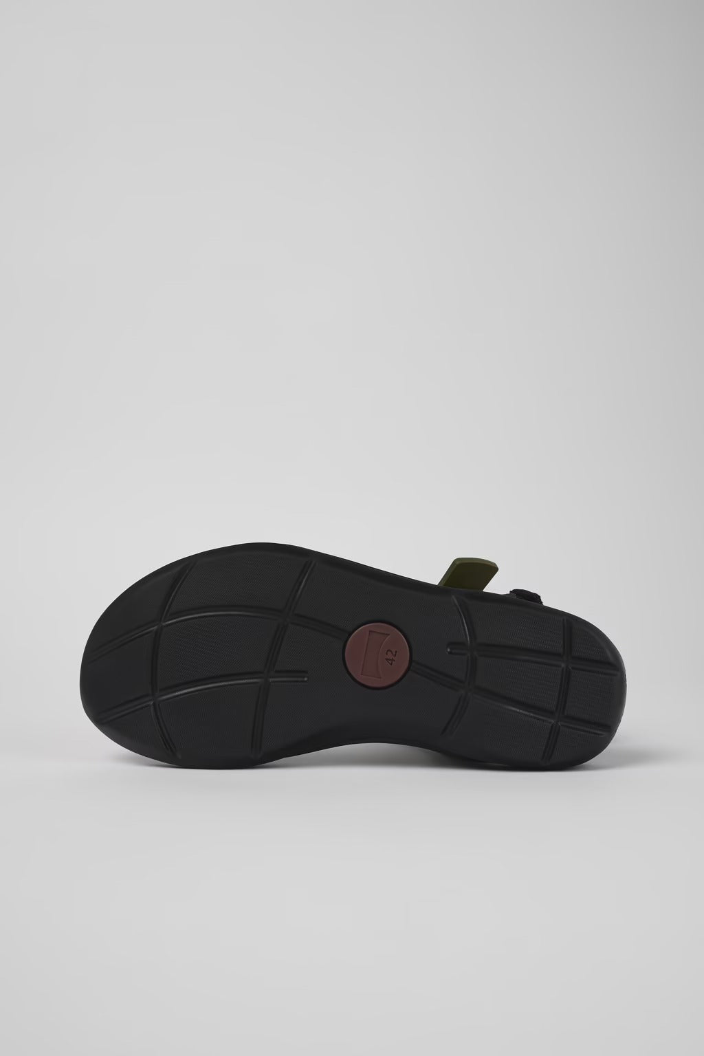 Camper Textile Sandal for Men Green