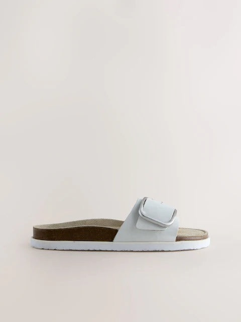 Next Footbed Sandals for Women-White