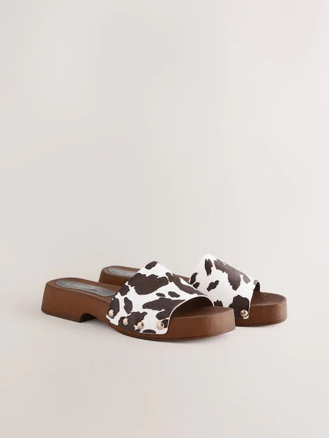 Next Studded Clog Mule Sandals