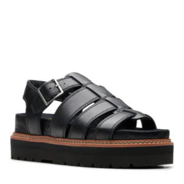 Clarks Orianna Twist Black Leather