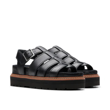 Clarks Orianna Twist Black Leather