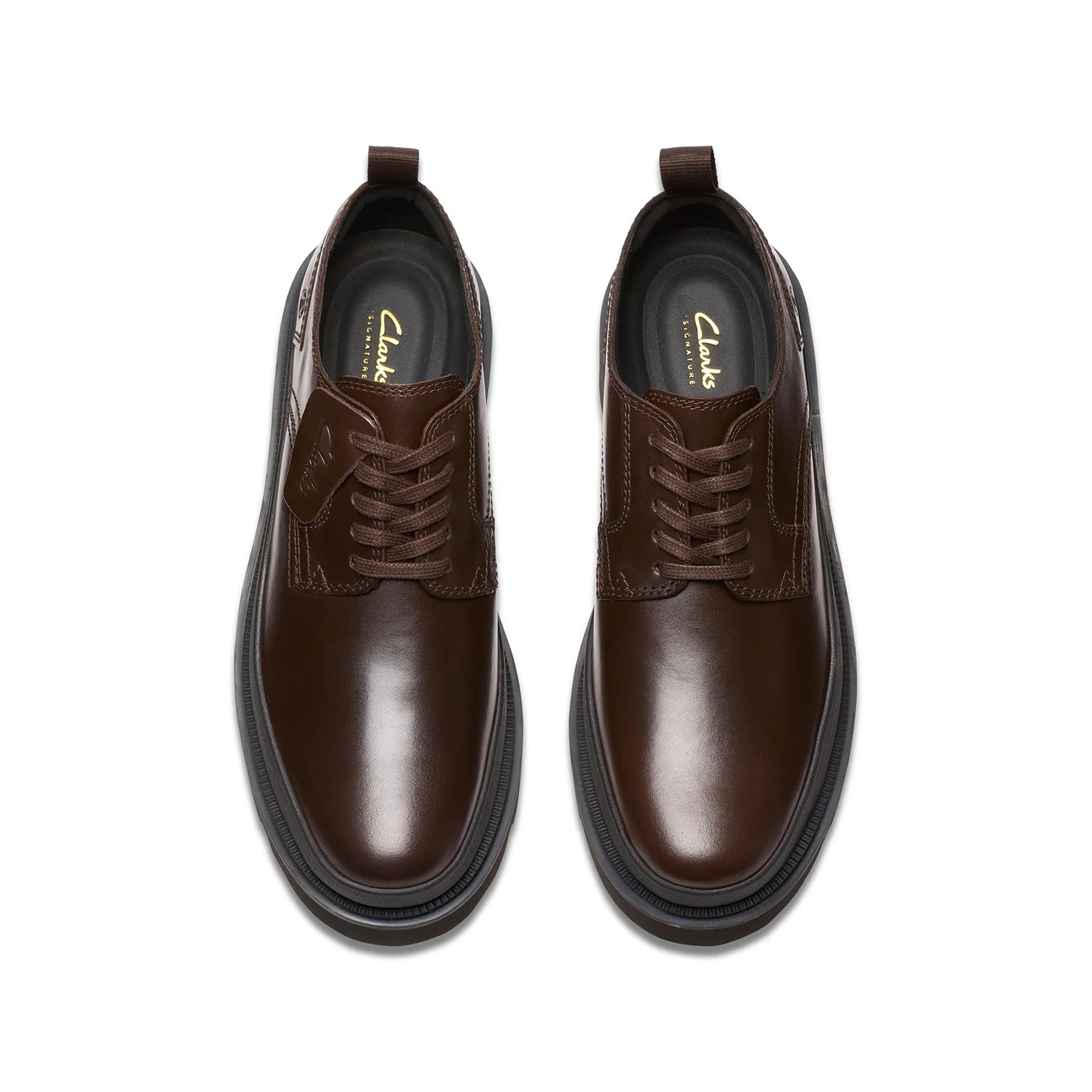 Clarks Badell Lace Up HI Shoe Brown