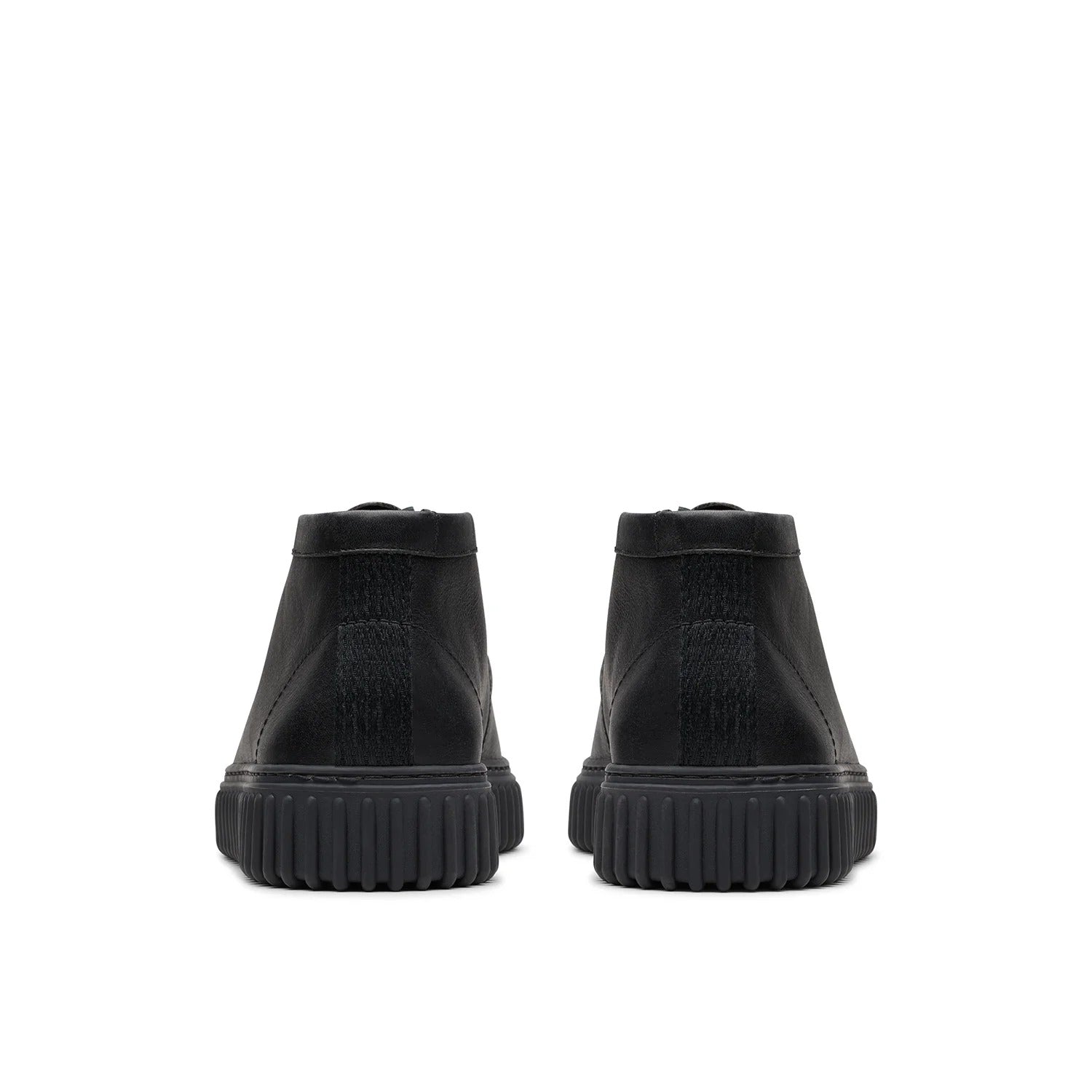 Clarks Hi Torhil Leather Shoes Black